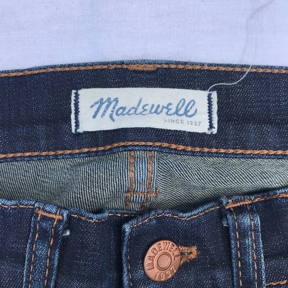 Madewell Women’s Jeans Skinny Skinny Blue Jeans Dark Wash 26 Like New - Picture 6 of 11